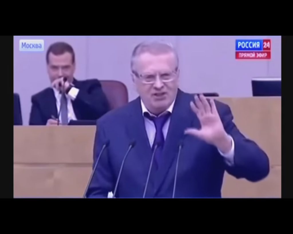 Жаркая речь Жириновского в Думе вызвала небывалую ржачь у Медведева (ВИДЕО)