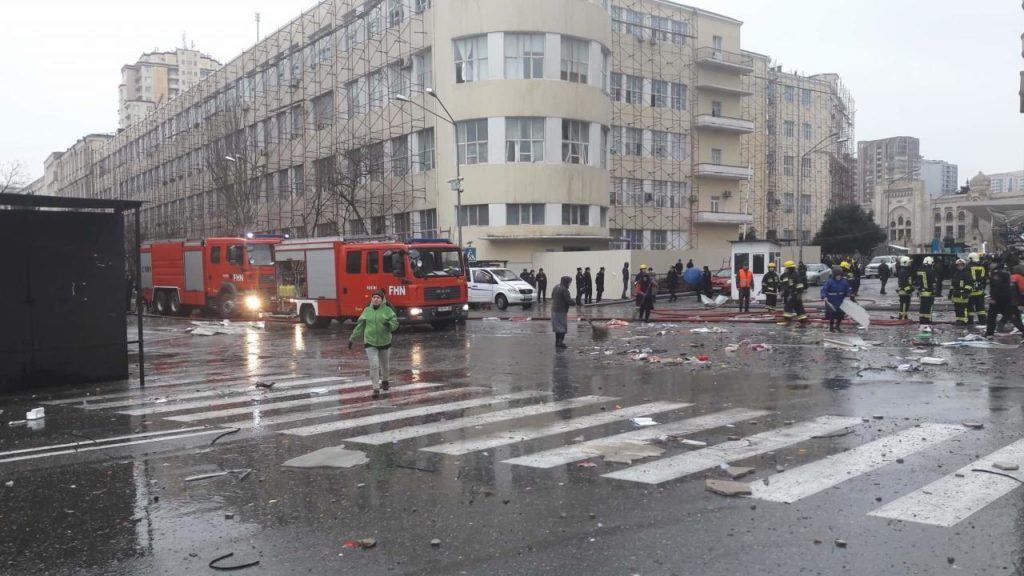 Взрыв в центре столице Азербайджана - Баку