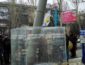 К третей годовщине обстрела Краматорска российскими боевиками, в городе открыли мемориал погибших героям Украины