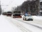 Снегопад парализовал Киев. Город стоит в пробках (ФОТО)
