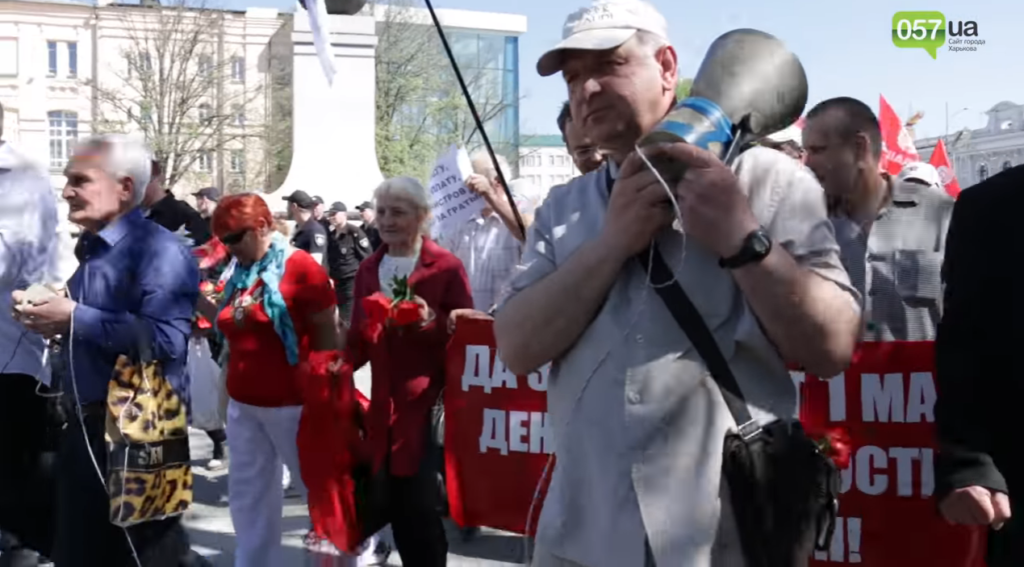 ВНИМАНИЕ СЕПАРАТИЗМ "ХНР"! В Харькове прошел большой "совковый" митинг под который записались сепаратисты (ВИДЕО)