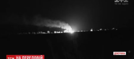 На Приазовье целую ночь взрывались взрывались склады с русской "тушонкой" из "гумконвоев" оккупантов (ВИДЕО)