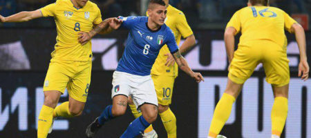 Сборная Украины провела неплохой поединок в Генуе и сыграла в результативную ничью с Италией