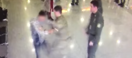Иностранец напал на пограничников в аэропорту "Борисполь" (ВИДЕО)