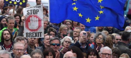 В Лондоне многотысячный митинг против Brexit