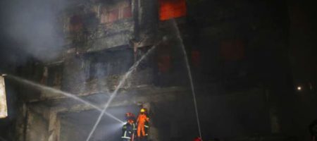 Пожар в Кривом Роге во многоэтажке