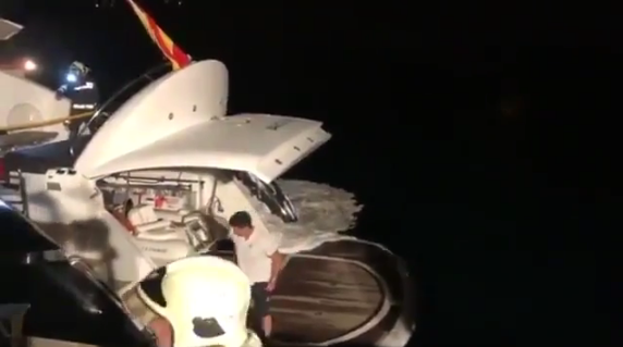Кличко с семьей были спасены были спасены с пылающей яхты в Испании (ВИДЕО)