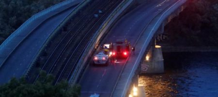 В Сеть попало ВИДЕО задержания снайпера, захватившего мост Метро в Киеве