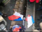 В Париже ветераны АТО разорвали флаг России и террористической «ДНР». ФОТО, ВИДЕО