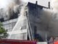 Огромный пожар в Запорожье, горит фабрика (ВИДЕО)