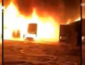 Под Москвой загорелся военный лагерь на полигоне в Алабино: палатки выгорели дотла