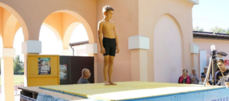 9-летний мальчик установил рекорд Украины