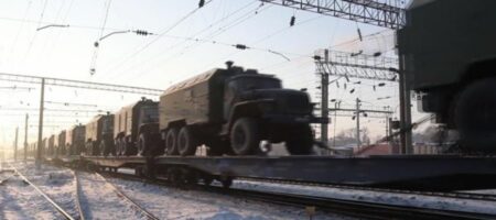 Новый эшелон с военной техникой из России направился в Беларусь