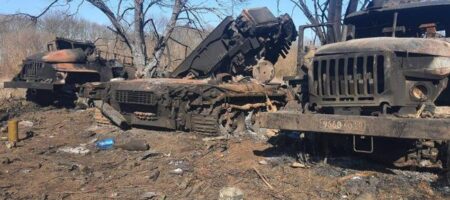 ВСУ уничтожили колонну российской техники возле Тростянца