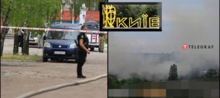 Дим стоїть стовпом: ексклюзивні фото та відео з місця "прильотів" у Києві