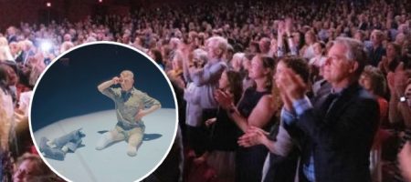Воїн ЗСУ без обох ніг зірвав овації в театрі Каліфорнії. Тисячі аплодували стоячи, не стримуючи сліз!