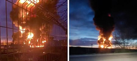 "Великий вогонь горить": дрони атакували НПЗ в кількох областях Росії та тракторний завод у Липецьку (ВІДЕО)