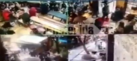 Российские националисты напали с ножами на украинских фанатов Динамо в Греции (ВИДЕО)