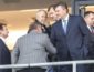 "Легитимный всплыл!" Януковича засекли на матче Россия - Испания рядом с Медведевым