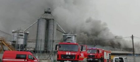 Масштабный пожар на Ивано-Франковщине: горит здание свинокомплекса