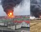 Ох вже ці курці: з’явилося відео початку пожежі на нафтобазі у Білгороді