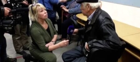 "Хочу жити в Україні": дідусь із Херсона яскраво обламав російських пропагандистів (відео)