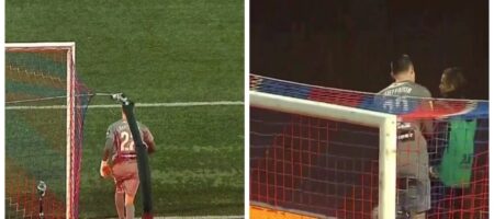 Російський воротар штовхнув дитину прямо під час матчу (відео)