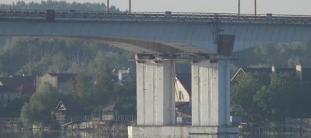 Окупанти назвали терміни закінчення ремонту Антонівського мосту