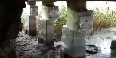 У Балаклії з мосту зняли 400 кг вибухівки