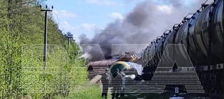 У Брянській області РФ підірвали залізничну колію: з рейок зійшов поїзд із пальним
