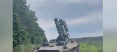 Знищення ударного дрона РФ показали на відео