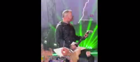Під час концерту Metallica в Мюнхені вдарила блискавка: приголомшені фанати назвали це "посланням" від загиблого музикантам