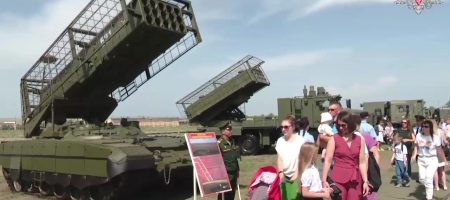 З'явилися фото нової російської важкої вогнеметної системи ТОС-3 "Дракон"