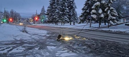 Сто тисяч росіян сидять без світла майже тиждень через снігопад